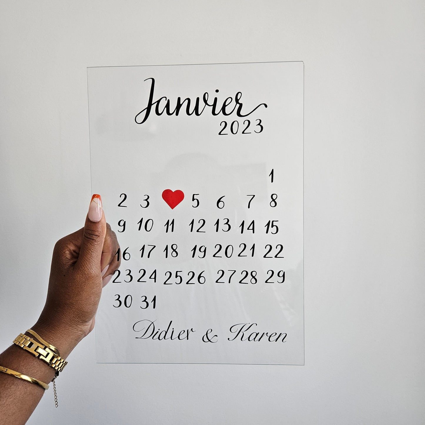 Love Date Sign