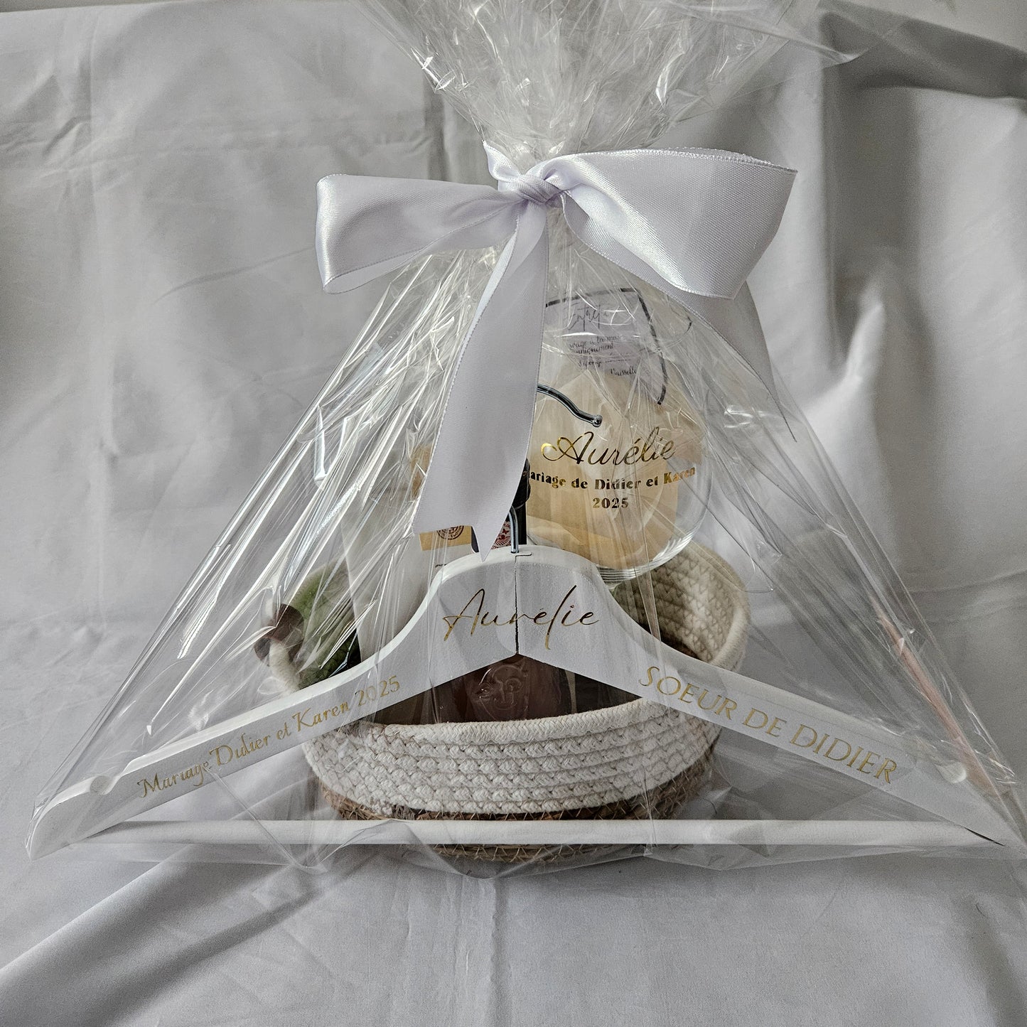 Personalized Wedding Basket